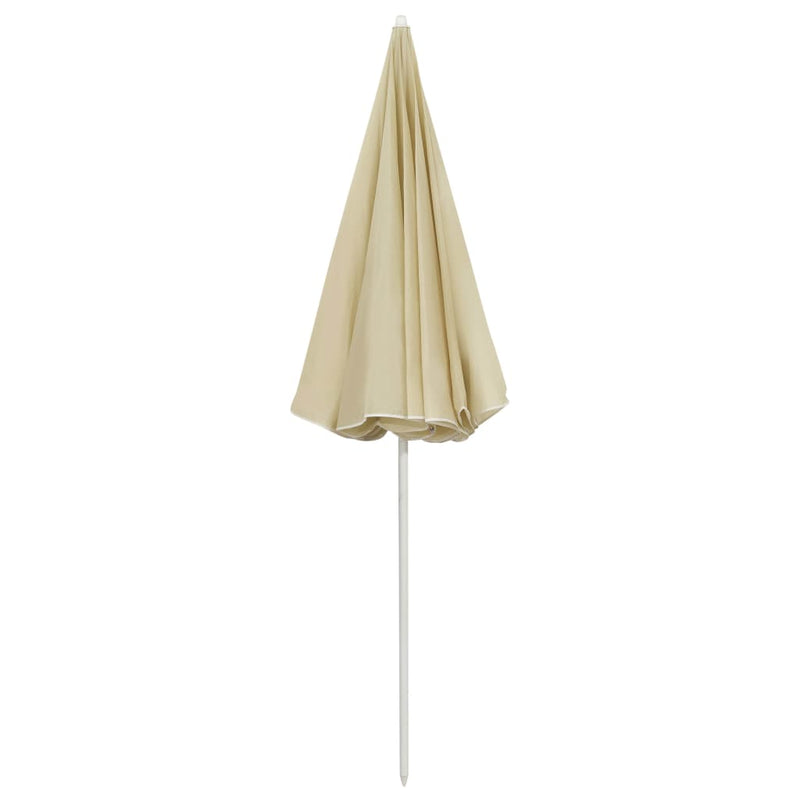 vidaXL homoksárga strandnapernyő 240 cm