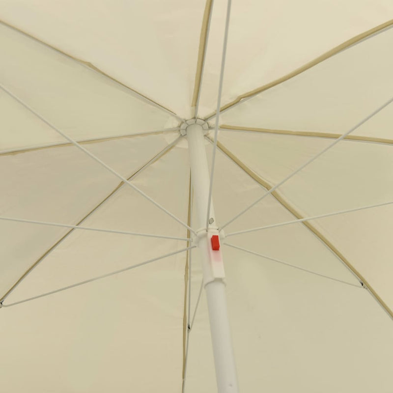 vidaXL homoksárga strandnapernyő 240 cm
