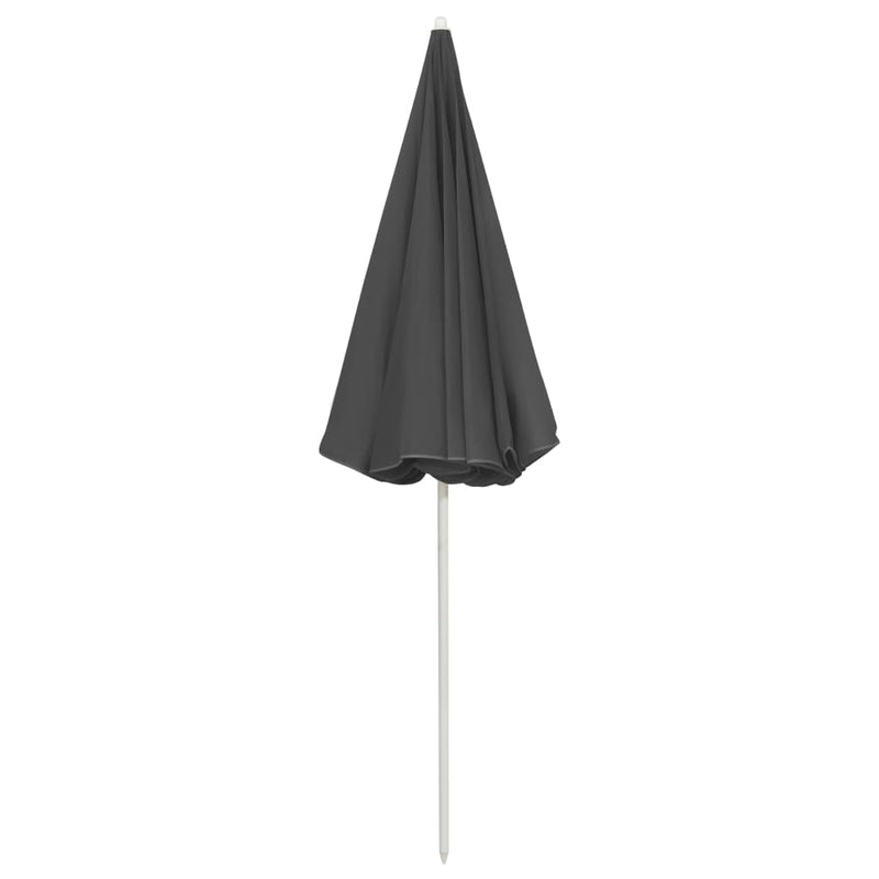vidaXL antracitszürke strandnapernyő 240 cm