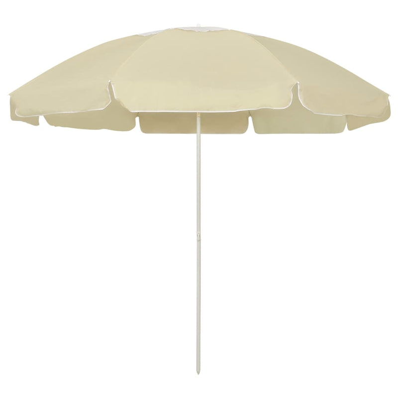 vidaXL homoksárga strandnapernyő 240 cm
