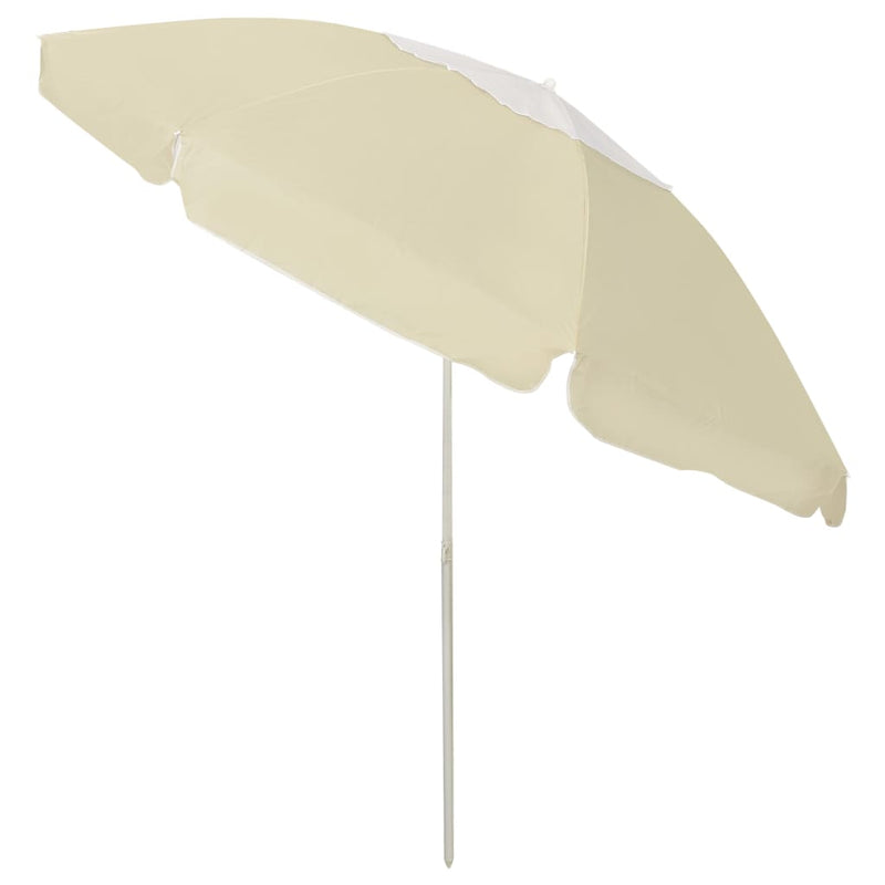vidaXL homoksárga strandnapernyő 240 cm