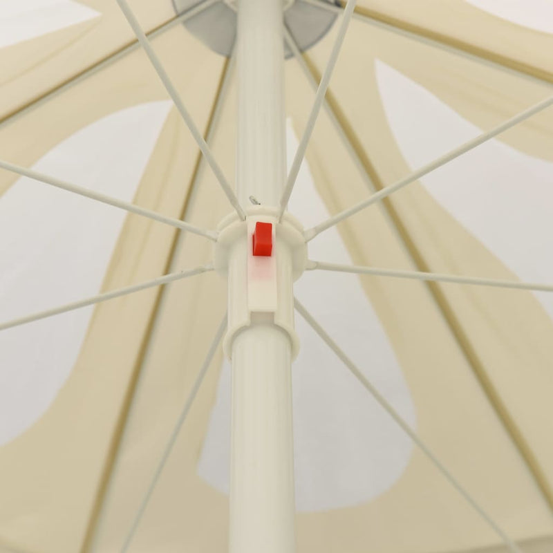 vidaXL homoksárga strandnapernyő 240 cm