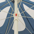vidaXL kék strandnapernyő 240 cm