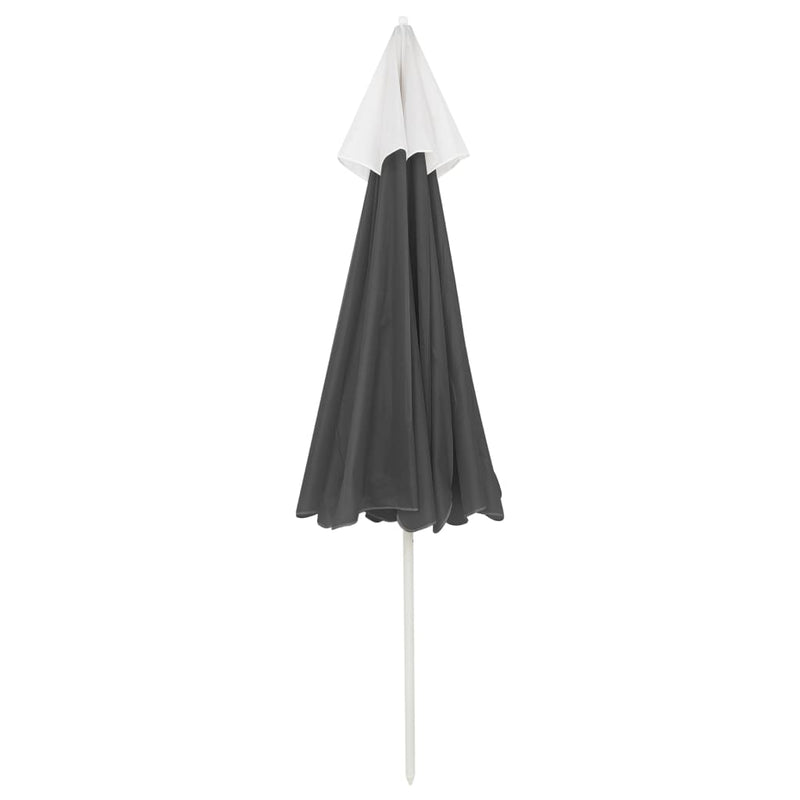 vidaXL antracitszürke strandnapernyő 240 cm