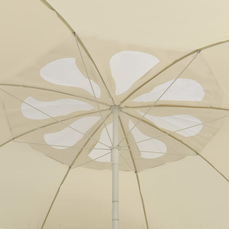 vidaXL homoksárga strandnapernyő 300 cm