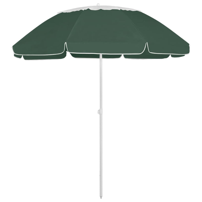 vidaXL zöld strandnapernyő 300 cm