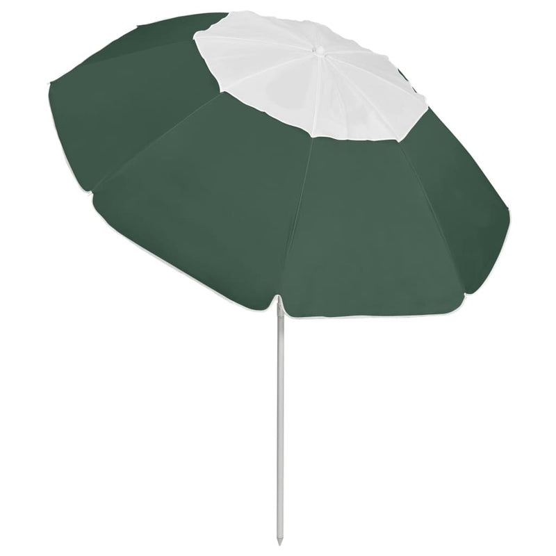 vidaXL zöld strandnapernyő 300 cm