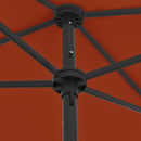 vidaXL terrakotta strandnapernyő 180 x 120 cm