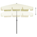 vidaXL homoksárga strandnapernyő 200 x 125 cm