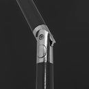 vidaXL fekete strandnapernyő 200 x 125 cm