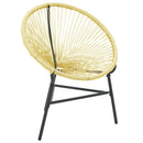 vidaXL bézs polyrattan kerti Acapulco szék