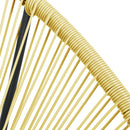 vidaXL bézs polyrattan kültéri Acapulco szék