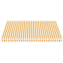 vidaXL sárga és fehér csere napellenző ponyva 4 x 3,5 m