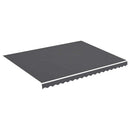 vidaXL antracitszürke poliészter pótszövet napellenzőhöz 450x350 cm