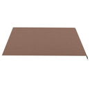vidaXL barna poliészter pótszövet napellenzőhöz 400x350 cm