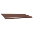 vidaXL barna poliészter pótszövet napellenzőhöz 600 x 300 cm