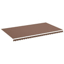 vidaXL barna poliészter pótszövet napellenzőhöz 600x350 cm
