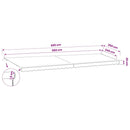 vidaXL barna poliészter pótszövet napellenzőhöz 600x350 cm