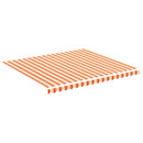 vidaXL sárga és narancssárga poliészter pótszövet napellenzőhöz 400x350 cm