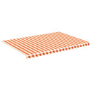 vidaXL sárga és narancssárga poliészter pótszövet napellenzőhöz 500x350 cm