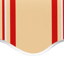 vidaXL sárga és narancssárga csere napellenző ponyva 5 x 3,5 m