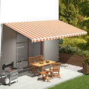 vidaXL sárga és narancssárga poliészter pótszövet napellenzőhöz 600 x 300 cm