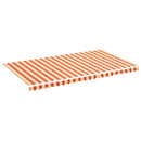 vidaXL sárga és narancssárga poliészter pótszövet napellenzőhöz 600x350 cm