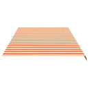 vidaXL sárga és narancssárga poliészter pótszövet napellenzőhöz 600x350 cm