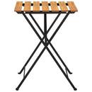 vidaXL tömör akácfa bisztróasztal 55 x 54 x 71 cm