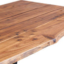 vidaXL tömör akácfa étkezőasztal 170 x 90 x 75 cm
