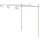 vidaXL antik barna vas kerti pergola 3 x 3 x 2,5 m