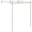 vidaXL antik barna vas kerti pergola 3 x 3 x 2,5 m