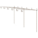 vidaXL antik barna vas kerti pergola 6 x 3 x 2,5 m