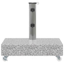 vidaXL világosszürke gránit napernyőtalp 45 x 25 x 8,3 cm