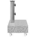 vidaXL világosszürke gránit napernyőtalp 45 x 25 x 8,3 cm