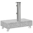 vidaXL világosszürke gránit napernyőtalp 45 x 25 x 8,3 cm