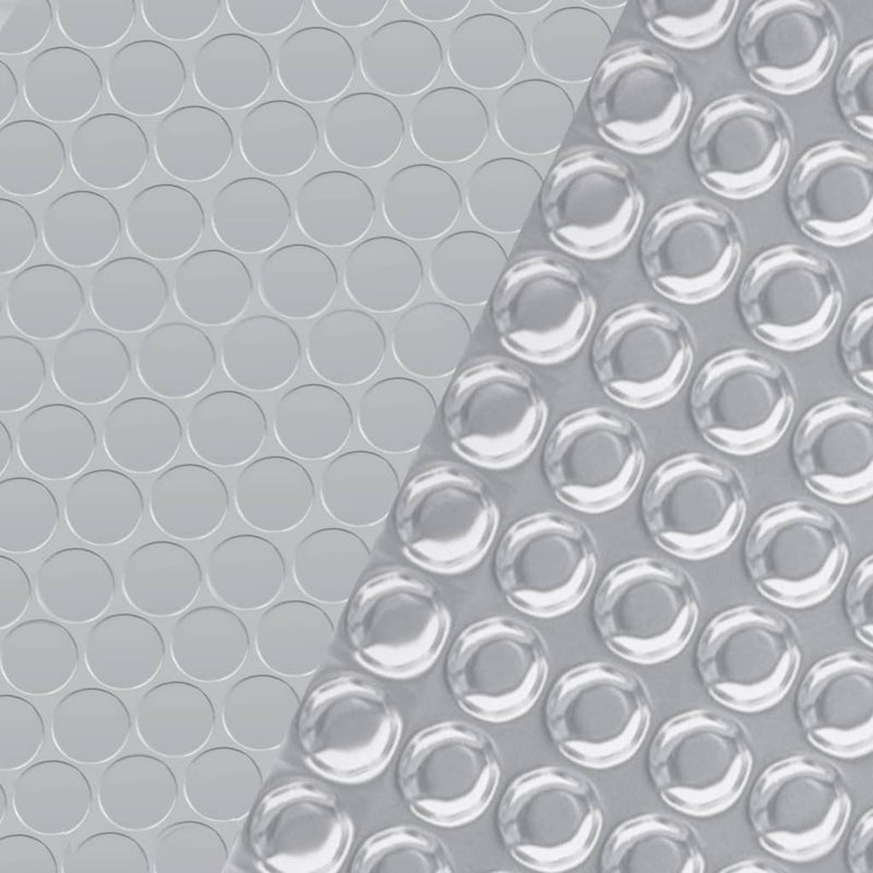 vidaXL ezüstszínű négyszögletes PE medencetakaró 800 x 500 cm
