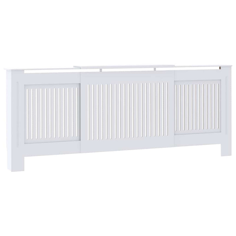 vidaXL fehér MDF radiátorburkolat 78 cm