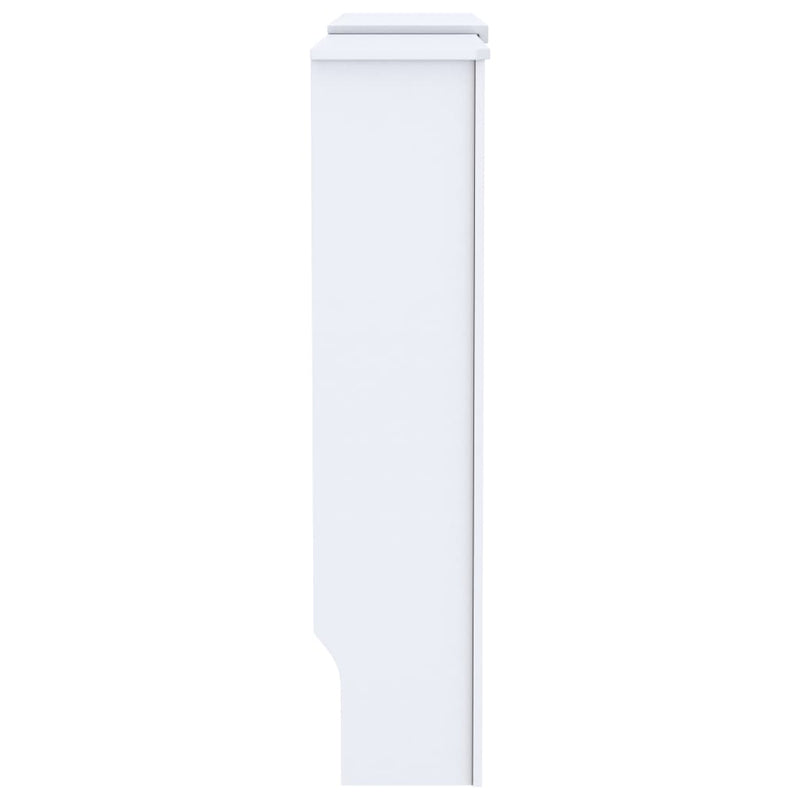 vidaXL fehér MDF radiátorburkolat 78 cm