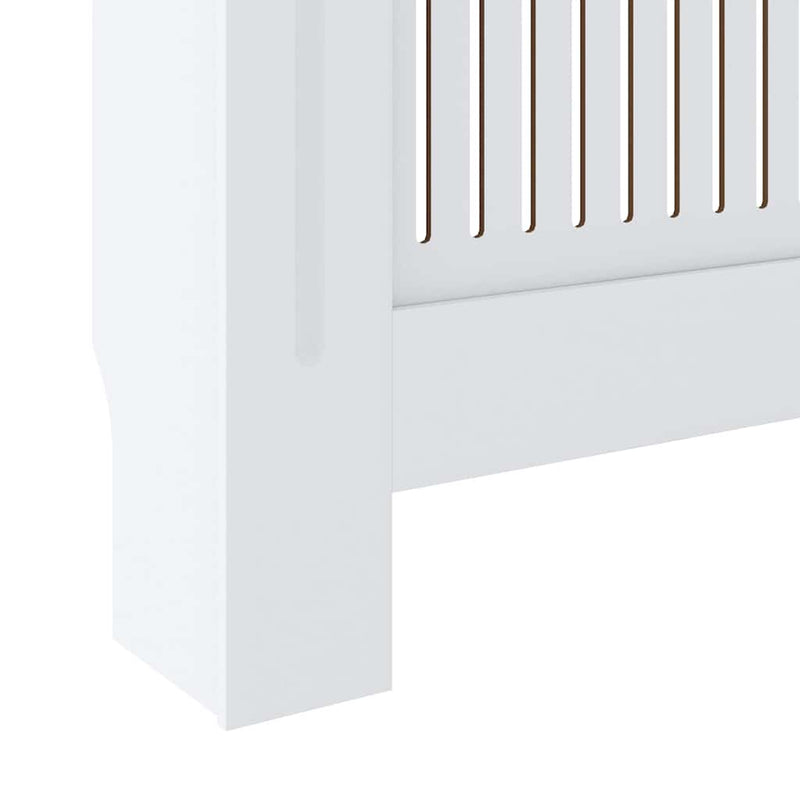 vidaXL fehér MDF radiátorburkolat 78 cm