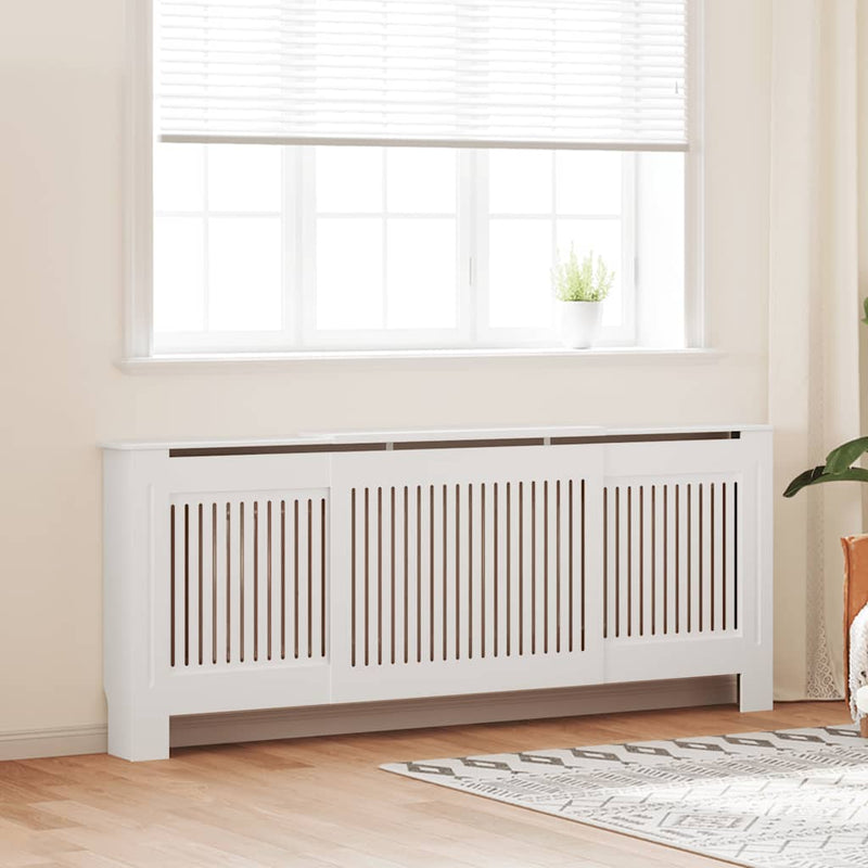 vidaXL fehér MDF radiátorburkolat 78 cm
