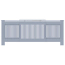 vidaXL szürke MDF radiátorburkolat 205 cm