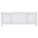 vidaXL fehér MDF radiátorburkolat 205 cm