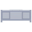 vidaXL szürke MDF radiátorburkolat 205 cm