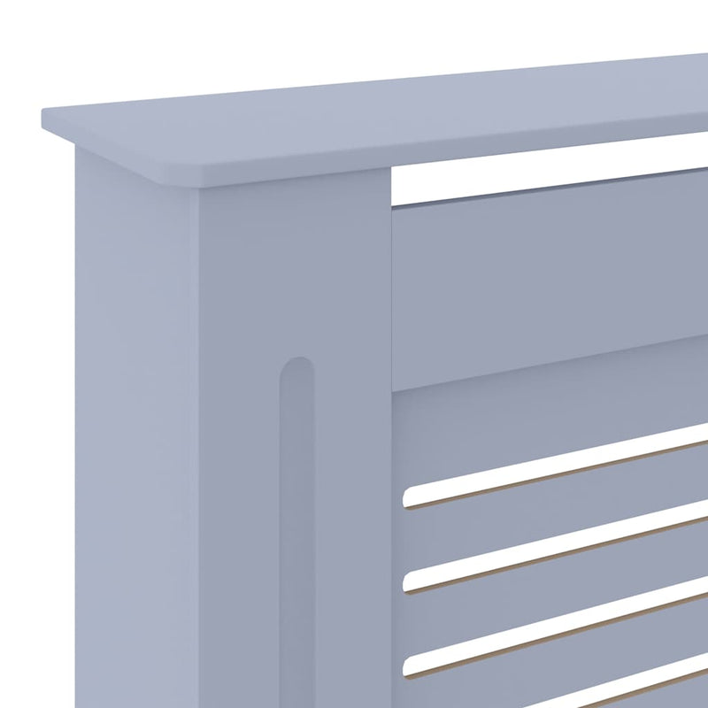 vidaXL szürke MDF radiátorburkolat 205 cm