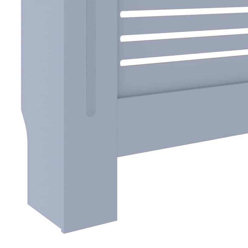 vidaXL szürke MDF radiátorburkolat 205 cm