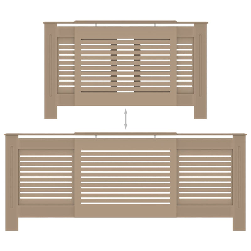 vidaXL MDF radiátorburkolat 205 cm