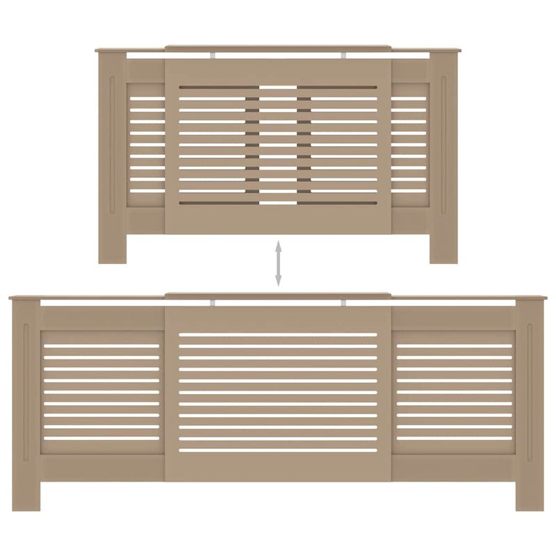 vidaXL MDF radiátorburkolat 205 cm