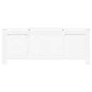 vidaXL fehér MDF radiátorburkolat 205 cm