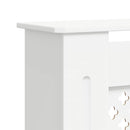 vidaXL fehér MDF radiátorburkolat 205 cm